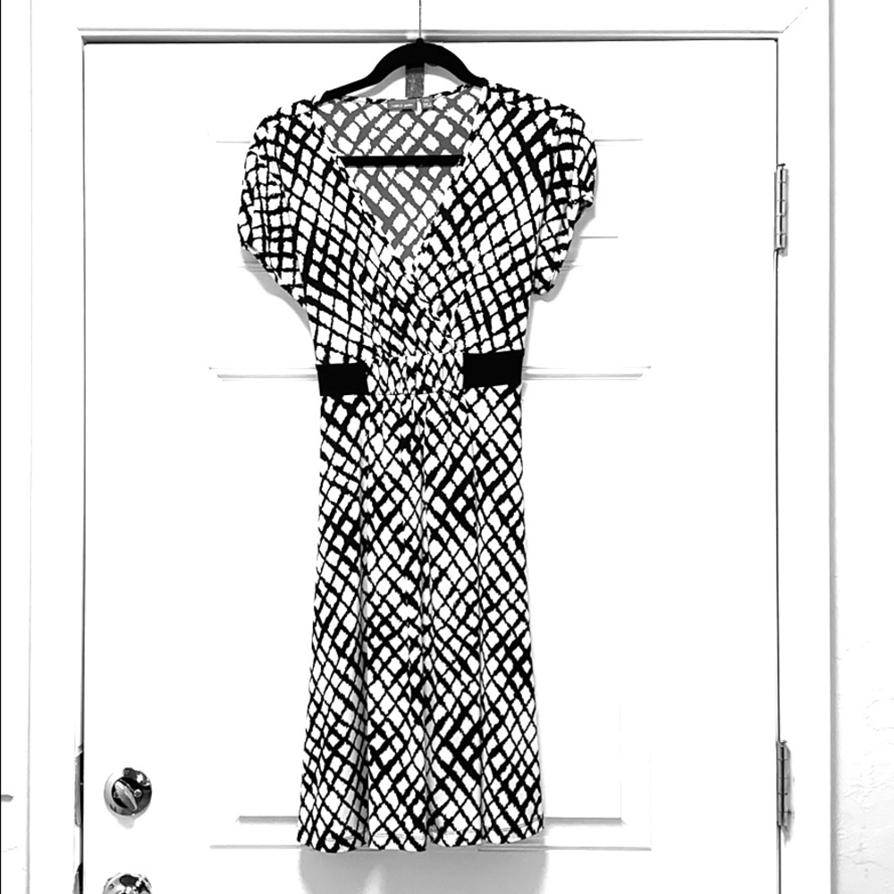 lattice print Apt. 9 dress